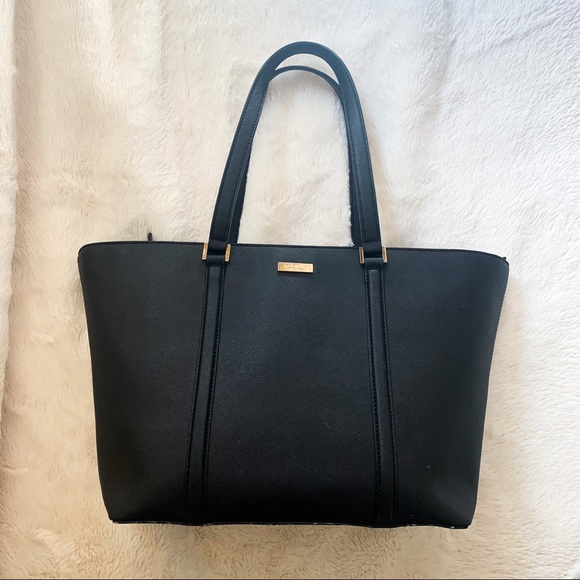 kate spade Handbags - Kate Spade Large Black Leather Tote